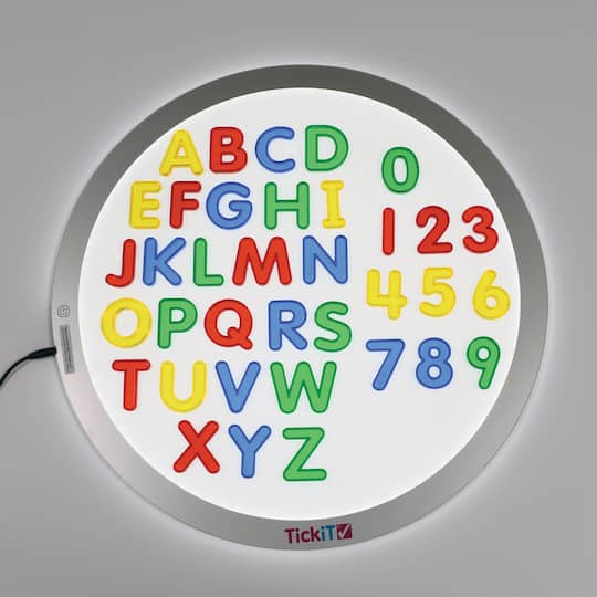 Edx Education Transparent Letters & Number Set
